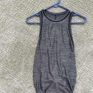Lululemon racer back tank with tie back detail